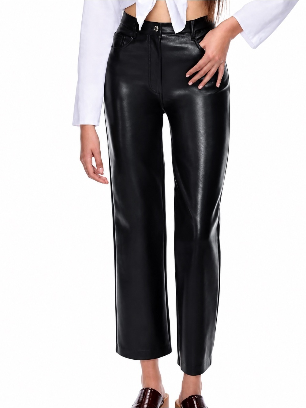 Wilfred Melina low ankle vegan leather pants, size 4